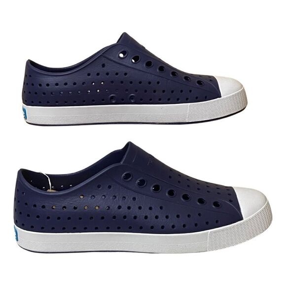 NWT Native Shoes Nautical Jefferson Navy and White - Picture 6 of 10